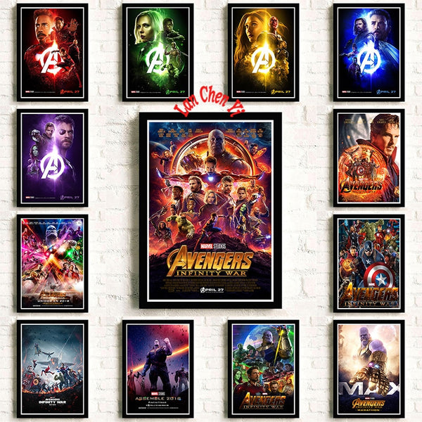 Avengers Infinity War Marvel Movie Decorative Painting Poster