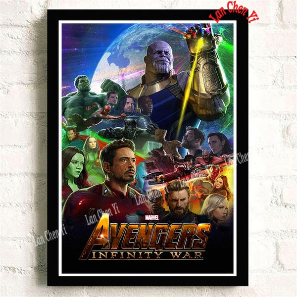 Avengers Infinity War Marvel Movie Decorative Painting Poster