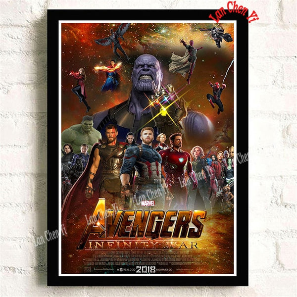 Avengers Infinity War Marvel Movie Decorative Painting Poster