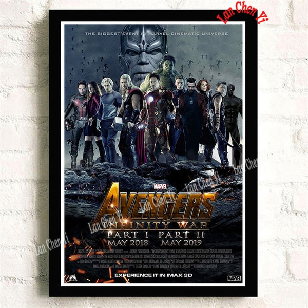 Avengers Infinity War Marvel Movie Decorative Painting Poster