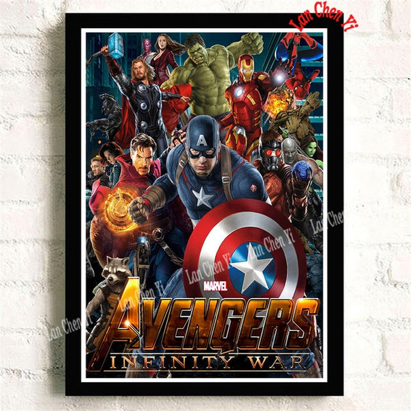 Avengers Infinity War Marvel Movie Decorative Painting Poster