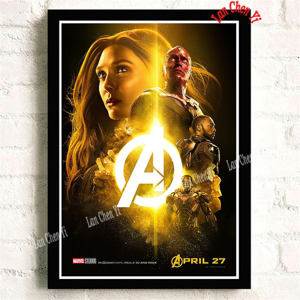 Avengers Infinity War Marvel Movie Decorative Painting Poster