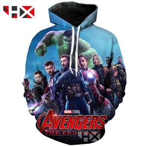 HX 2019 Newest Avengers: Endgame 3D Print Unisex