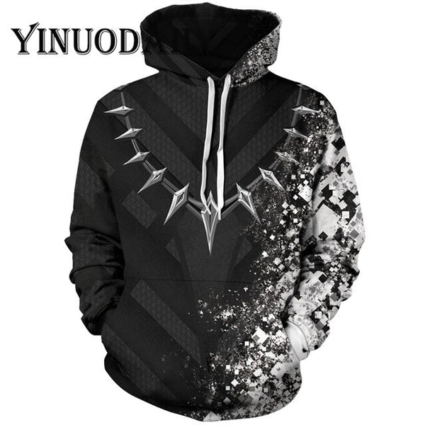 Black Panther Hoodie Avengers Endgame Marvel Off